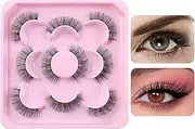 DIY Lash Extension Kit - 5 Pairs Individual Eyelash Clusters | DD Lashes Self Application for DIY Home Volume Lashes Extensions Self Fanning Eyelash Extensions Borato