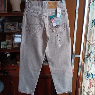 Vintage Mens Lee Jeans 27x28 1980's LOOSE FIT TAPERED PREP FOXTAIL DENIM JEANS