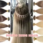 Clearance 14"-24" Pre Bonded I TIP Micro Ring Human Real Hair Extensions 200s 1g