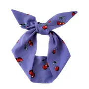 2PCS Small Flower Narrow Long Scarf DIY Tie Ribbon Streamers Thin Scarves Bag Accessories Ribbon Floral Print Long Skinny Hair Scarf