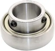 NFGEGPKPHA 1PCS SB205-16 SB205 1" Bore Spherical Insert Bearing with Setscrew Locking Standard Duty Narrow Inner Ring Chrome Steel