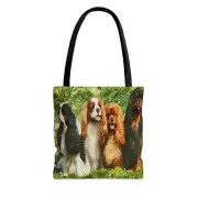 King Charles Spaniels 'Cavalier Club' - Tote Bag
