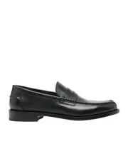 pebbled-leather loafers 45,39.5,41,42,43.5,43 Black