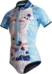 Roxy Girls 2Mm Pop Surf - Short Sleeve Front Zip Springsuit - Girls 8-16 Pale Dogwood 14G