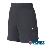 【K-SWISS】運動短褲 ACTIVE DOBBY SHORTS-女-黑(198066-008)