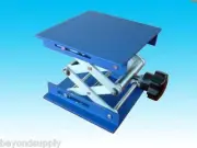 lab aluminium oxide Jack3"（8.4cm）x3"（8.4cm) Scissor Stand lifting table new