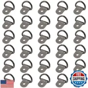 Waziaqoc 30Pcs Tie Downs, Gun Black D Ring Tie Downs Anchor for RV Car Truck