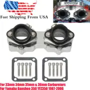 Intake Manifold Boots For Yamaha Banshee 350 Keihin Mikuni Carbs 33mm 34mm 35mm