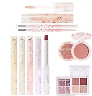 Professional Makeup Set, 8 Pieces Women's Complete Makeup Set, Es-sential Make up St-arter Set Make-up Sets With Lipstick, Blush, Eye Shadow, Eyebrow Pencil, Concealer