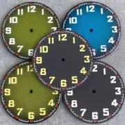 Lume 40.4mm Green Blue Black Watch Dial Hand Fit NH35 ETA 2824 PT5000 Dive Watch