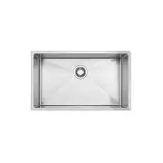 Nano Coated Single Bowl Kitchen Sink - R10 Corner - Stainless Steel - 750mm