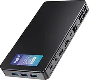 MeLE Overclock4C N300 Mini PC (up to 3.8GHz 8C/8T) 16GB DDR4 512GB Micro Desktop Computer, 4K Triple Display, All-in-one USB-C, USB3.2/WiFi/BT/Ethernet on Business Home Office