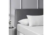 Accessorize White Washed Cotton Fitted Sheet Set King