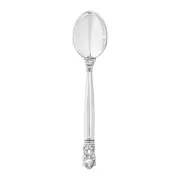 Georg Jensen Silver Mocha Spoon - Acorn/ Konge - NEW