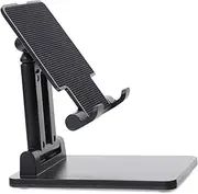 LIGIGWASH Foldable Phone Stand Desktop Phone Holder for Smartphones Tablets Versatile Design for Hands Use Office Compact Space Saving with Viewing Angles
