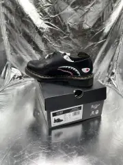 DR. MARTENS A BATHING APE X MASTERMIND 1461 BLACK Men’s Sz 6 Wms Sz 7