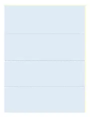 Security Paper w Triple Perfs, Blue/Canary 2-Part Carbonless, 8.5"x11"-2500 Shts