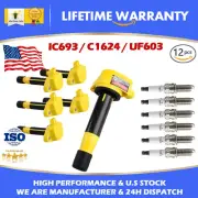 6x Ignition Coil & Spark Plug for Honda Accord Acura Odyssey TSX TL TSX V6 UF603 (for: Honda)