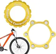 6 Bolt to Centerlock Adapter | Brake Disc Center Lock | 6 Bolt Centerlock Rotor Adapter for ATVs Dirtbikes Road Bicycles Mountain Bikes