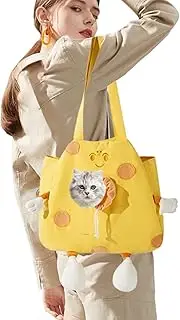 Pet Carrier for Cat - Cute Cat Travel Carrier - Cute Flexible Drawstring Soft Puppy Sling Pouch Escape Proof Ventilated for Public Transportation