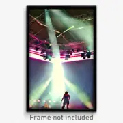 Pixel Art Poster - Pure Fest (8 Bit Psychedelic Trippy Weird Video Game Print)