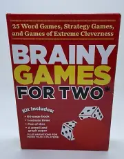 Brainy Games for Two Card Game By Workman Publishing- New Open Box