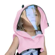 Kids Protective Warm Hooded Hat with Removable Full Face Shield Cover