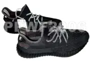 ADIDAS YEEZY BOOST 350 V2 BLACK NON REFLECTIVE 2020 NEW SIZE 11 AUTHENTIC SHOES