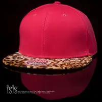 在飛比找蝦皮商城優惠-KURO-SHOP潮流新風格-桃紅色、豹紋帽沿棒球帽 板帽