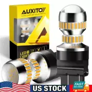 AUXITO Amber Yellow 3157 3156 LED Turn Signal Parking Light Blinker Corner DRL B (for: Renault)