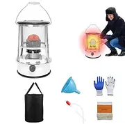 Small Kerosene Heater,Portable Camping Convection Heater for Indoor Outdoor | Long-Lasting Non Electric Space Heater, Kerosene Radiant Heater for Balcony, Fishing, Tent
