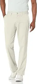 [Nautica] Mens Classic Fit Flat Front Stretch Solid Chino Deck Pant