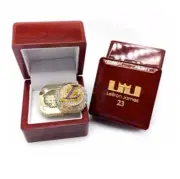 Lebron James Cleveland Cavaliers 2020 Championship Ring Timber Display Box