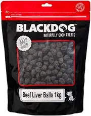 Blackdog Beef Liver Balls Dog Treats 1kg