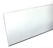 12" X 24" ⅛” Acrylic Plastic Mirror Sheet with Finished Polished Edges by (2)