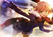 Anime girls fate series saber typemoon takashi takeuchi Playmat Game Mat Desk