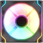 Cougar SC140-FB ARGB Single Infinity Mirror Design Beautiful ARGB Lighting 140mm ARGB Fan, Normal Rotation, Black Model [CF-SC140FB-RGB]