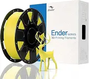 Ender PLA 3D Printer Filament,PLA Filament 1.75mm No-Tangling, Strong Bonding and Overhang Performance Dimensional Accuracy +/-0.02mm, 2.2lbs/Spool,Fit Most FDM 3D Printers (1kg Yellow)