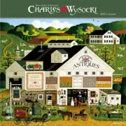 Charles Wysocki 2025 Wall Calendar 12"