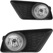 For Dodge For Charger 2011 2012 2013 2014 Front Bumper Fog Light Lamps Wiring Switch Kit Clear Lens Assembly Car Accessories
