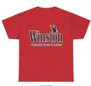 Retro Style Winston Nascar Red T Shirt 80s 70s