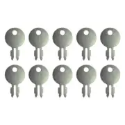 (10) Ignition Key For Massey Ferguson John Deere Tractor TO20 Super 90, 180292M1