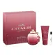 【COACH】曠野玫瑰女性淡香精禮盒 香水90ml+小香7.5ml+身體乳100ml(專櫃公司貨)