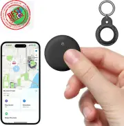Mini Bluetooth Tracker – IP67, iOS Find My, Replaceable Battery, Black