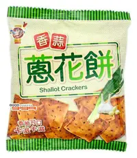 在飛比找Yahoo!奇摩拍賣優惠-【吉嘉食品】海龍王 香蒜蔥花餅(單包裝) 300公克 600