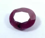 Natural Enhanced EGL Certified Rare 5.05 Ct Oval Cut Blood Top Red Ruby Gems