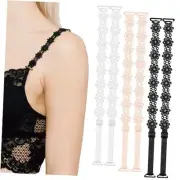 3 Pairs Women's Bra Straps Replacement Elastic Bra Shoulder Straps Non-Slip