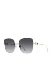 Fendi Oversized Sunglasses Silver & Grey FE40013U
