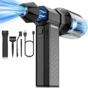 Electric Air Duster - Vacuum 2 in 1 & Cordless 6000mAh Mini Turbo Fan Blower,...