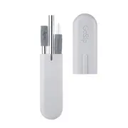 12pc GoSip Stainless Steel Multi Use Adjustable Drinking Straws in Gift Box